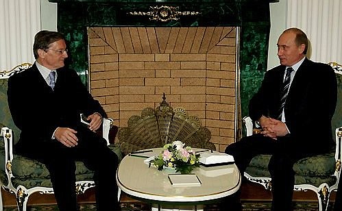 Встреча с Федеральным канцлером Австрийской Республики Вольфгангом Шюсселем.
