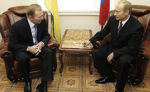 Talks with Ukrainian President Leonid Kuchma issues on developing transport infrastructure.