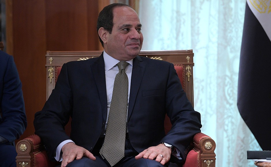 President of Egypt Abdel Fattah el-Sisi.
