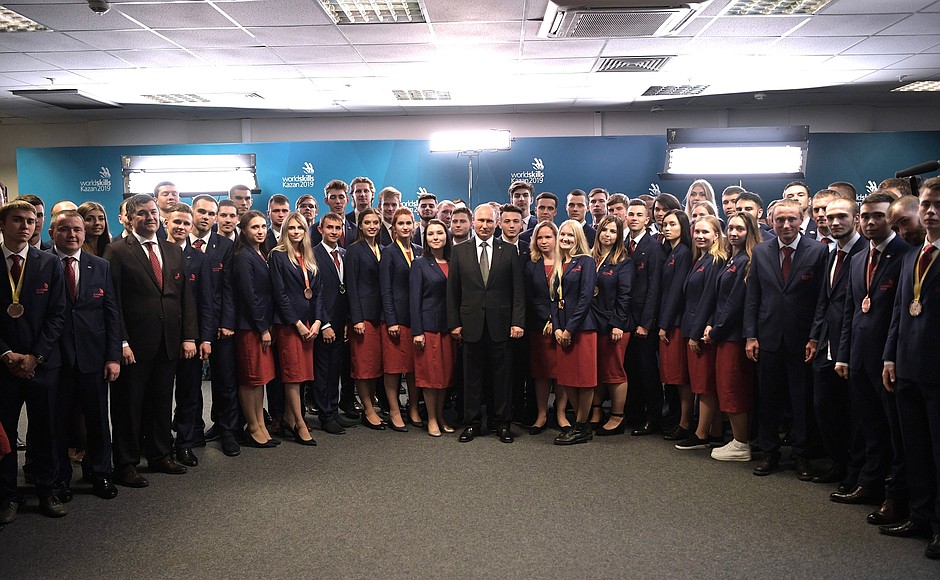 With WorldSkills Team Russia.