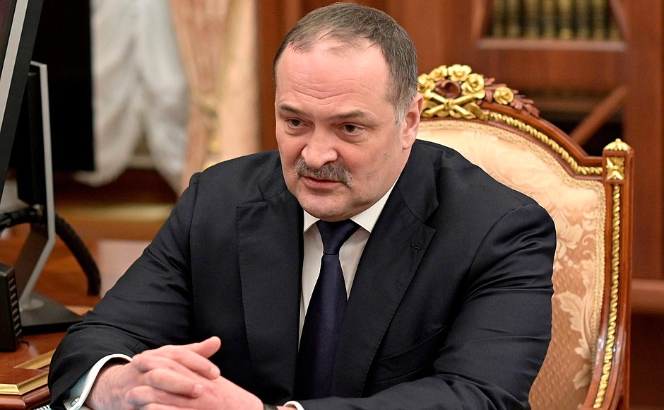 Head of the Republic of Daghestan Sergei Melikov.