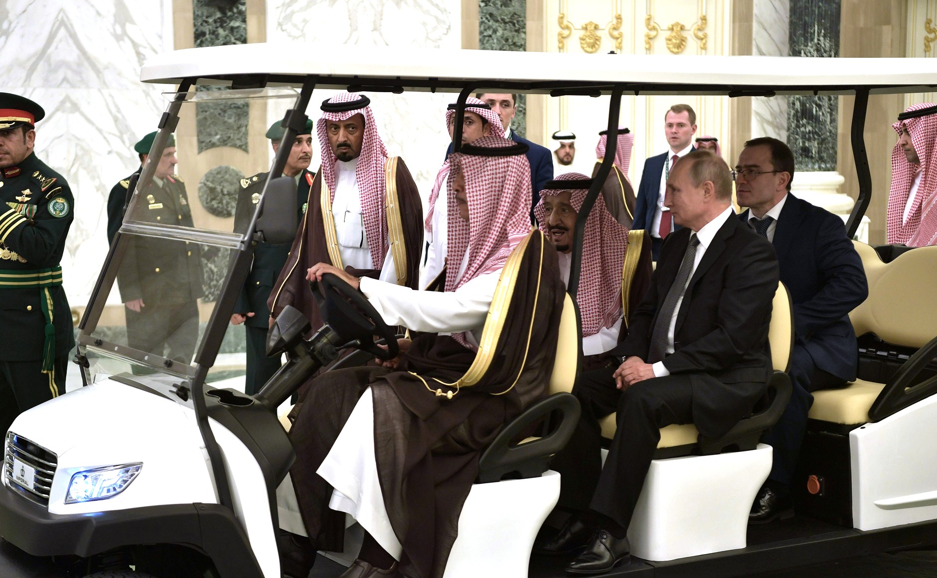 Салман Король Саудовской Аравии и Путин