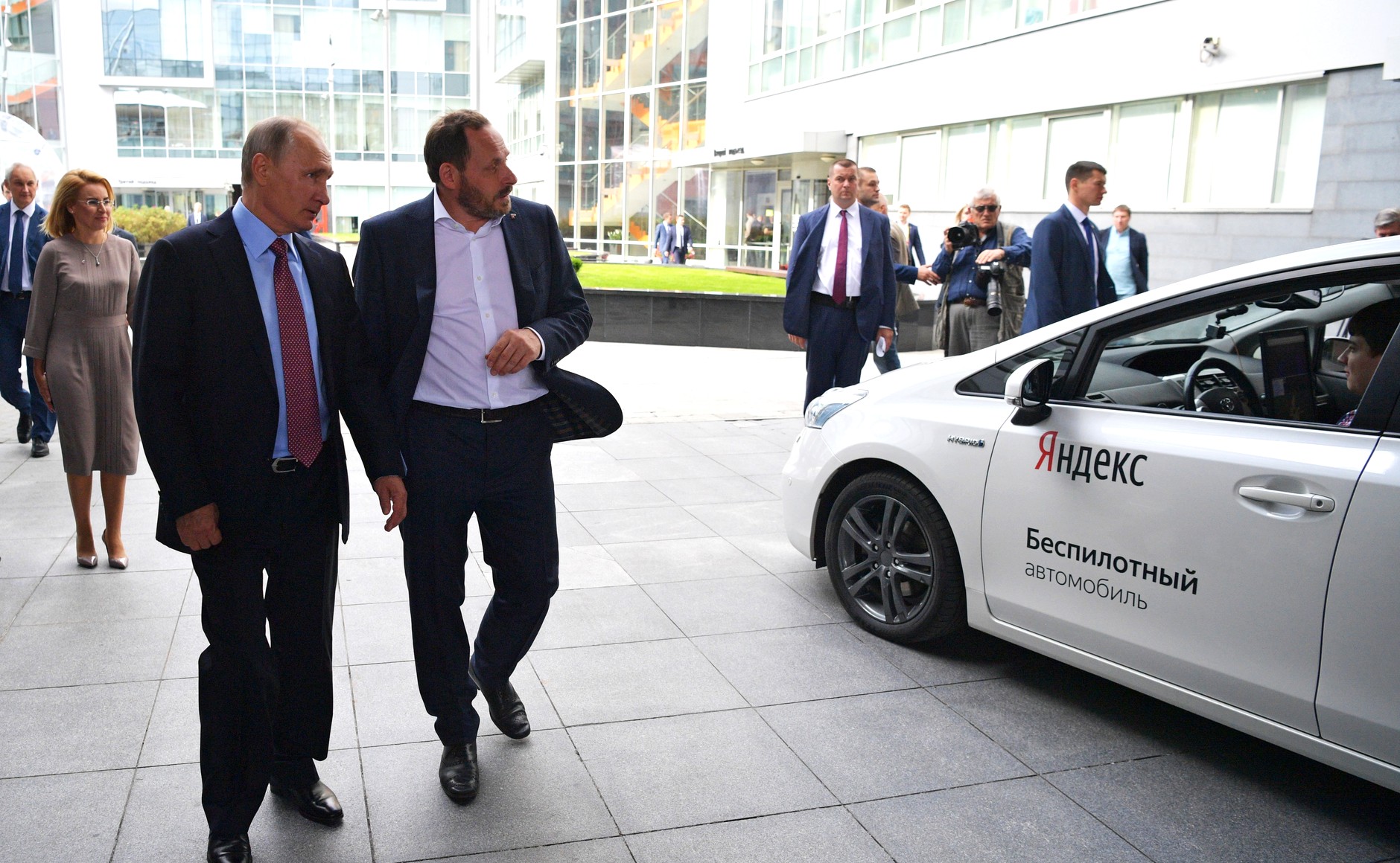 Visit to Yandex IT company office \u2022 President of Russia