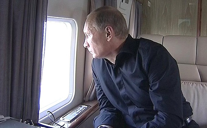 Владимир Путин осмотрел районы Краснодарского края, пострадавшие от наводнения.