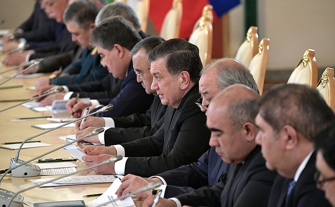 Russian-Uzbekistani talks in expanded format.