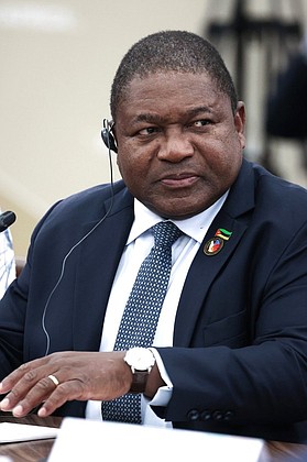 President of Mozambique Filipe Jacinto Nyusi.