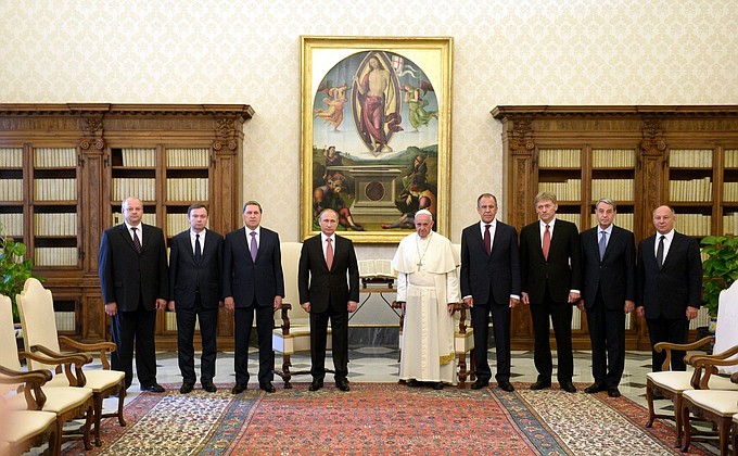 Встреча с Папой Римским Франциском.