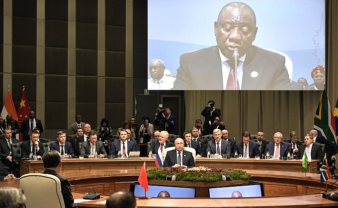 BRICS Leaders' meeting in the expanded format.