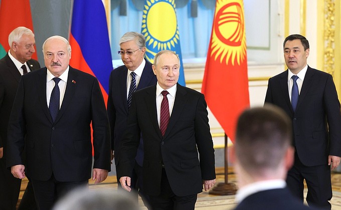 Before a restricted attendance meeting of the Supreme Eurasian Economic Council.