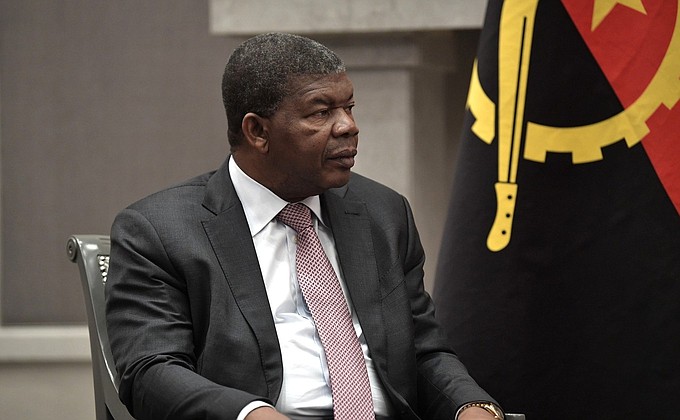President of Angola Joao Lourenco.