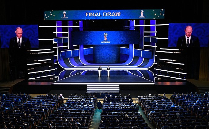Финальная жеребьёвка чемпионата мира по футболу ФИФА 2018 в России.