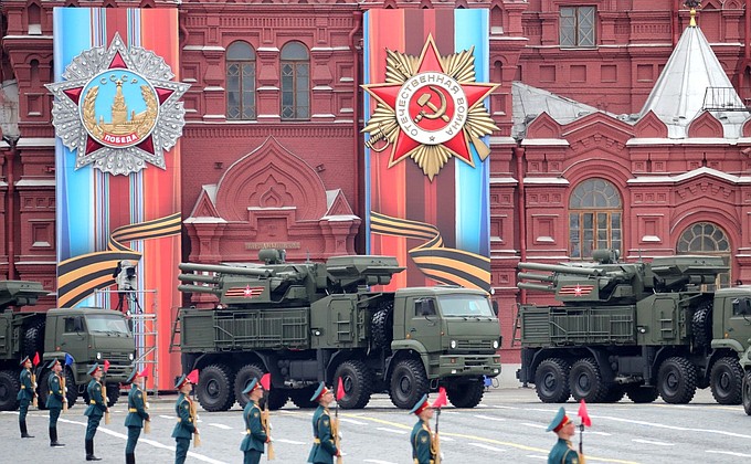 The military parade marking the 72nd anniversary of Victory in the 1941–45 Great Patriotic War.