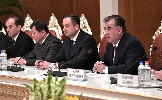 В ходе российско-таджикистанских переговоров.