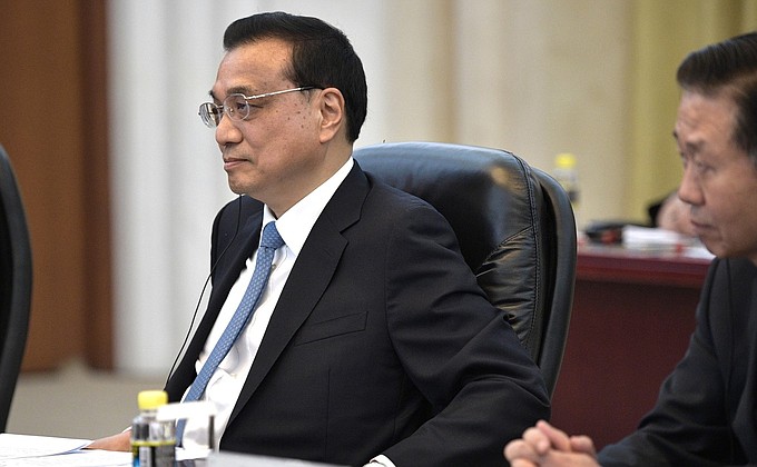 Премьер Государственного совета Китайской Народной Республики Ли Кэцян.