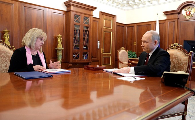 Встреча с Председателем Центризбиркома Эллой Памфиловой