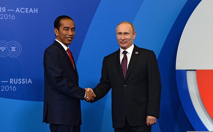 С Президентом Республики Индонезии Джоко Видодо.
