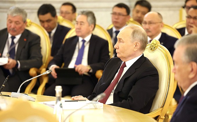 During the meeting of the Supreme Eurasian Economic Council in expanded format.