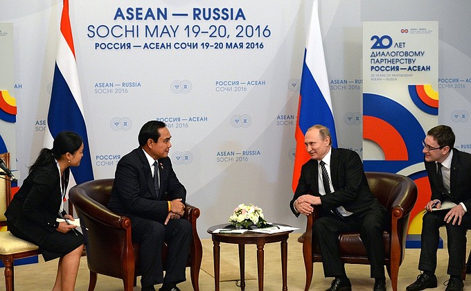 Meeting with Prime Minister of Thailand Prayut Chan-o-cha.