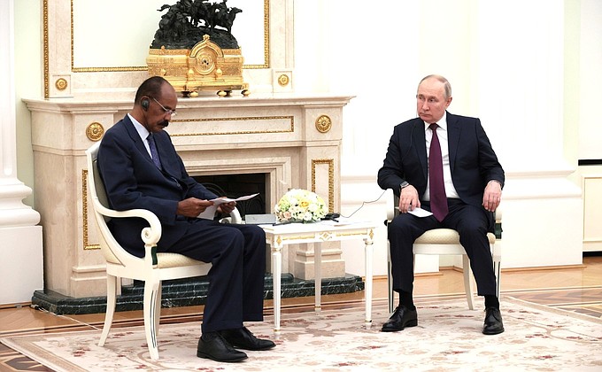Встреча с Президентом Эритреи Исайясом Афеворки