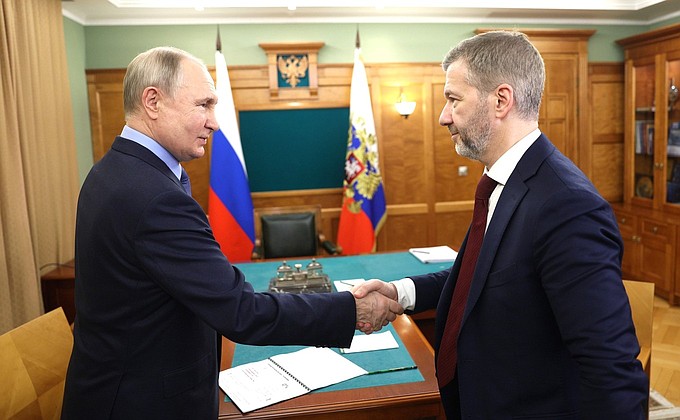 С губернатором Чукотского автономного округа Владиславом Кузнецовым.