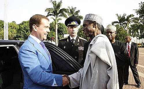 With President of Nigeria Umaru Yar’Adua.
