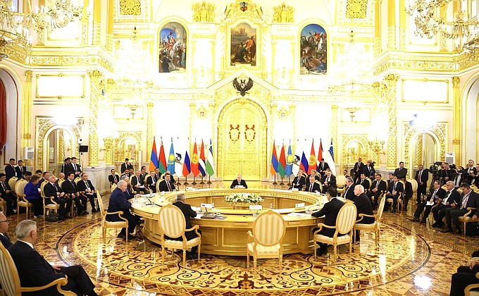 Meeting of the Supreme Eurasian Economic Council in expanded format.