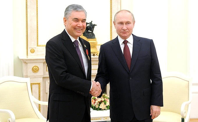 Встреча с Председателем Народного совета Национального собрания Туркменистана Гурбангулы Бердымухамедовым