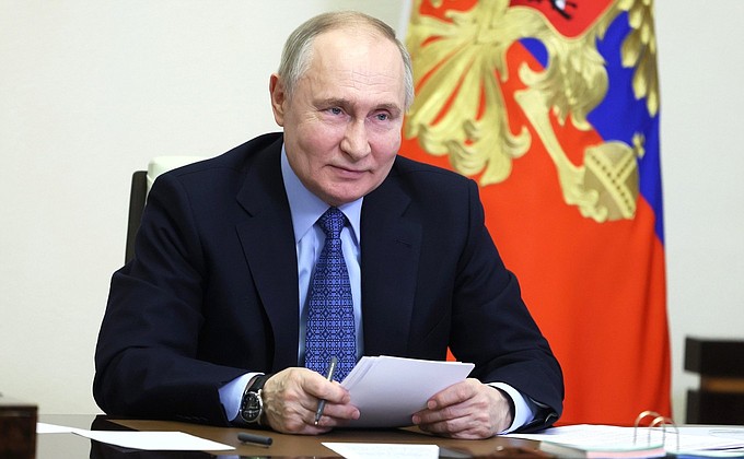 Vladimir Putin held a meeting, via videoconference, on developing the Five Seas and Lake Baikal federal all-seasons resort project.