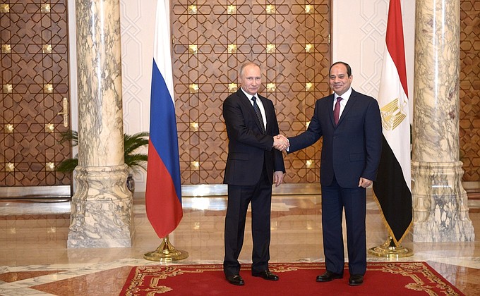 With President of Egypt Abdel Fattah el-Sisi.