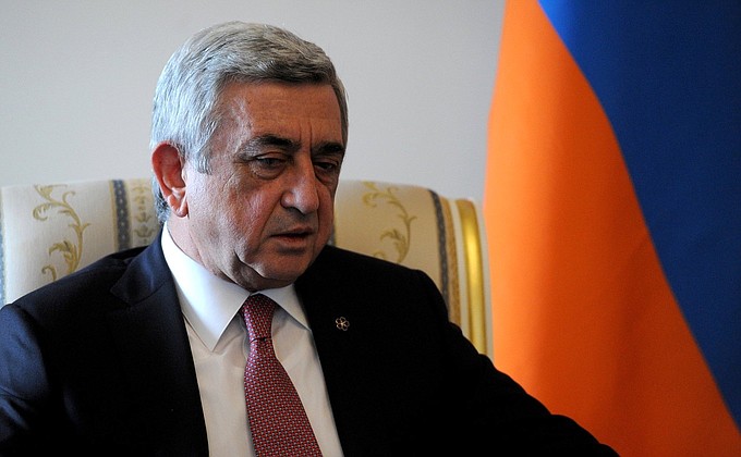 Президент Армении Серж Саргсян.