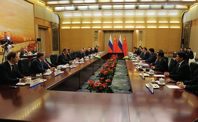 Встреча с Премьером Государственного совета КНР Ли Кэцяном.