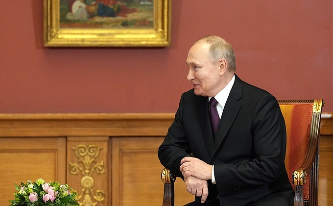 На встрече с Президентом Белоруссии Александром Лукашенко.