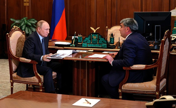 Встреча с главой Кабардино-Балкарии Казбеком Коковым