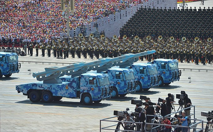Военный парад в честь 70-й годовщины Победы китайского народа в войне сопротивления Японии и окончания Второй мировой войны.