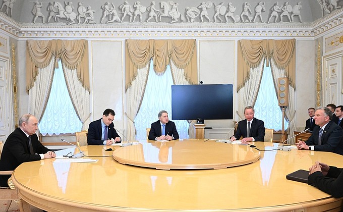 Встреча со спецпосланником Президента США Стивеном Уиткоффом