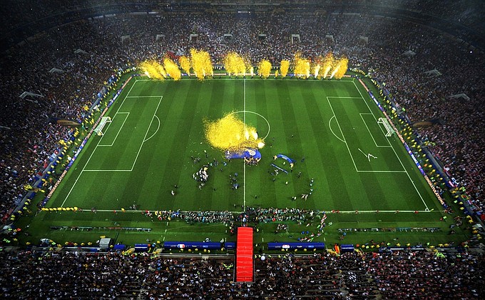 Сборная Франции – победитель чемпионата мира по футболу 2018 года.