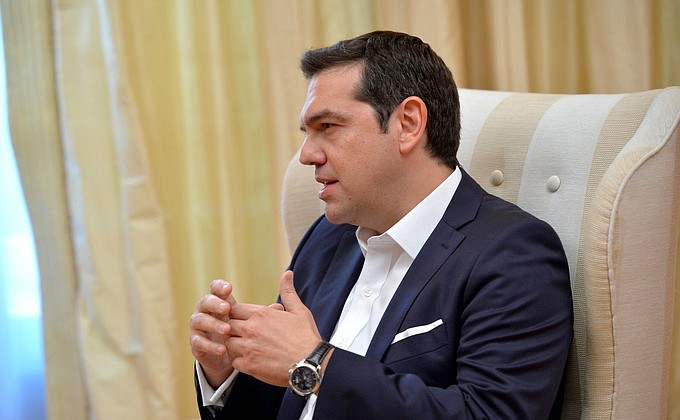 Prime Minister of Greece Alexis Tsipras.
