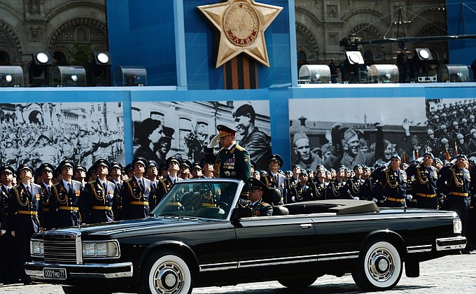 Military parade to mark the 70th anniversary of Victory in the Great Patriotic War of 1941–1945.