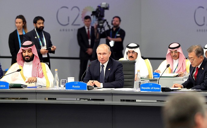 At the G20 summit.