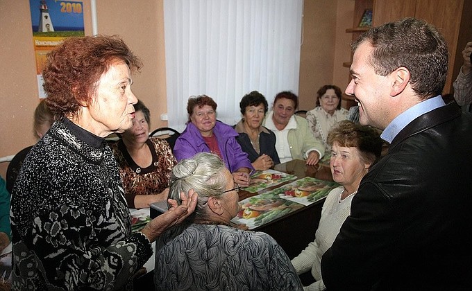 Посещение Курского пансионата ветеранов войны и труда «Сосновый бор».