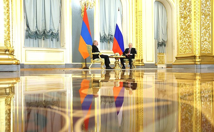 Встреча с Премьер-министром Армении Николом Пашиняном.