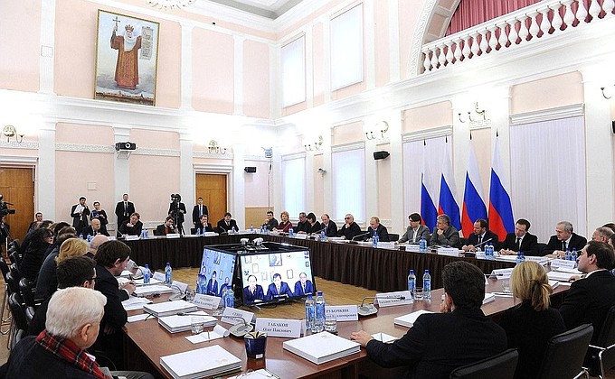 Meeting of the Presidential Council for Culture and Art Presidium.