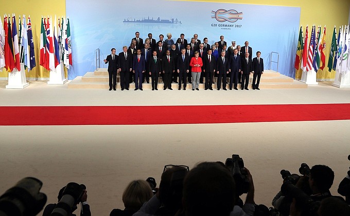 Участники саммита «Группы двадцати».