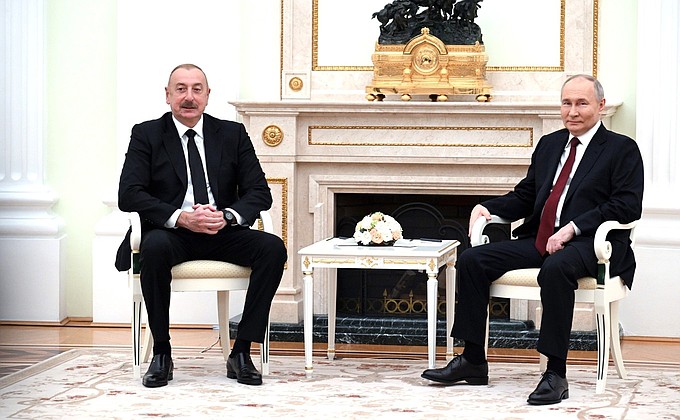 Meeting with President of Azerbaijan Ilham Aliyev