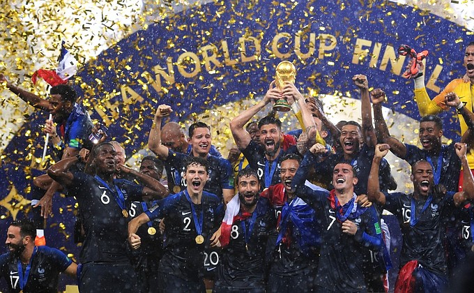 Сборная Франции – чемпион мира по футболу 2018 года.