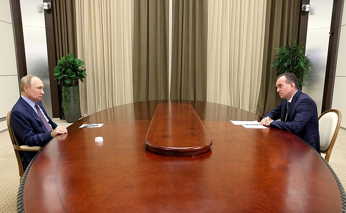 Встреча с губернатором Краснодарского края Вениамином Кондратьевым