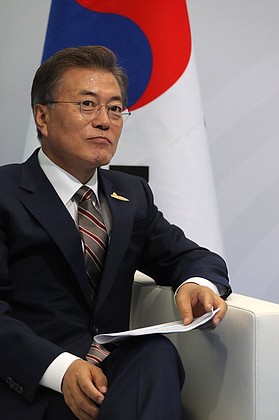 President of South Korea Moon Jae-in.