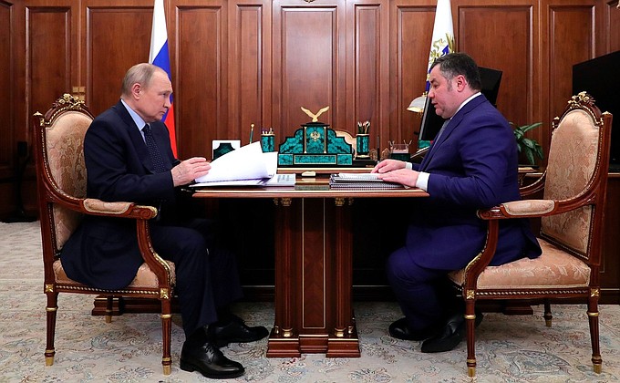 Встреча с губернатором Тверской области Игорем Руденей