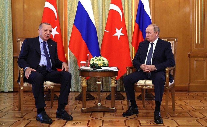 Беседа с Президентом Турции Реджепом Тайипом Эрдоганом