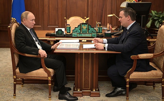Встреча с губернатором Новгородской области Андреем Никитиным